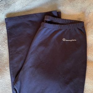 high rise champion flare leggings